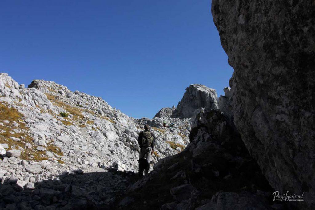 Pot na Vrtačo, pogled naprej
