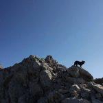 Skalnat vzpon proti vrhu Vrtače
