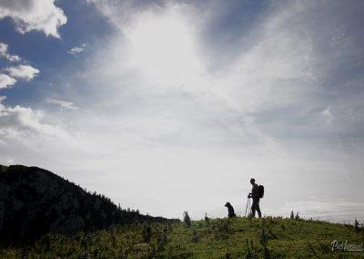 Planina Koren, čez greben