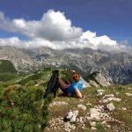 Pogled z Vrha Korena proti Kalškemu grebenu