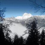Črna prst iz Raven, pogled na Triglav