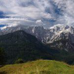 Martuljška skupina s poti na Trupejevo poldne