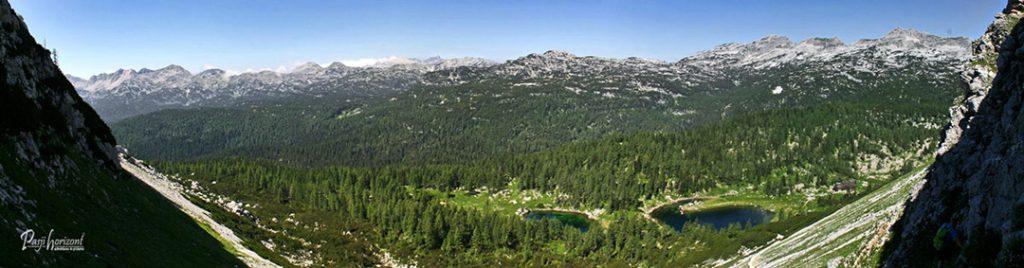 Razgled s Štapc na Dvojno jezero