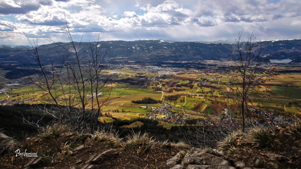 Razgled s Smokuškega vrha na Gorenjsko