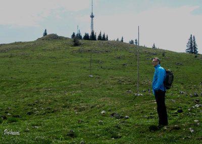 Menina planina, oddajnik