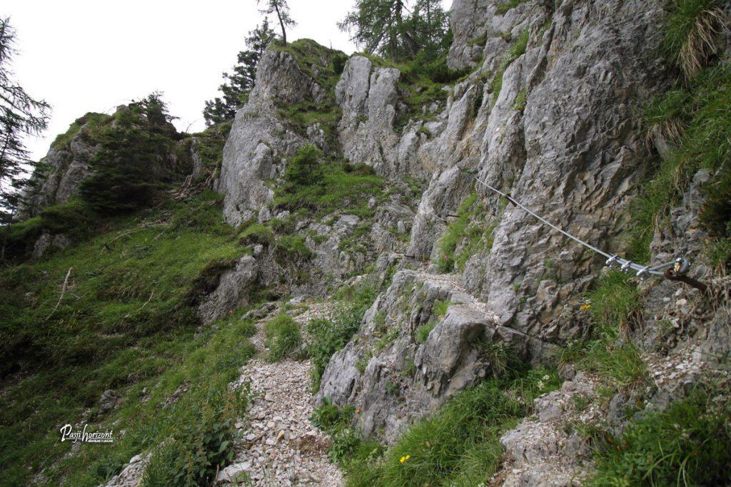Jeklenica na planinski poti po Olševi