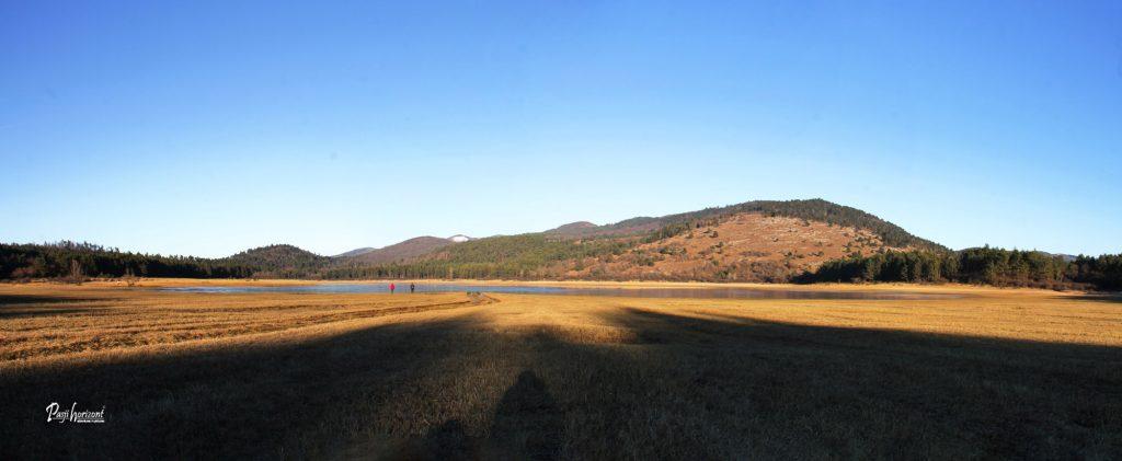 Panorama Petelinjskega jezera