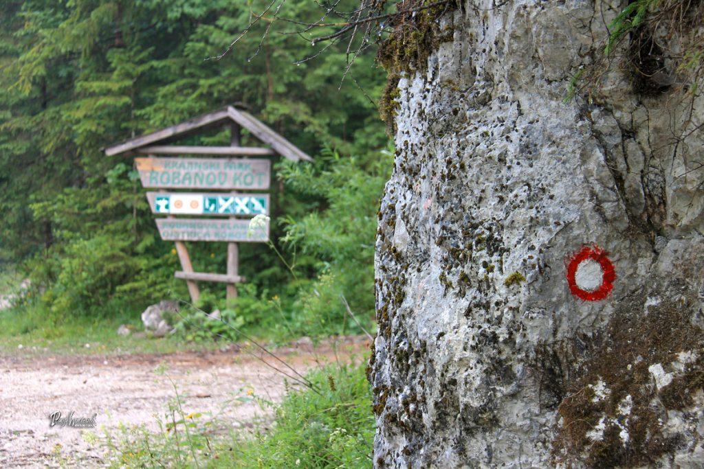 Planinska markacija v Robanovem kotu