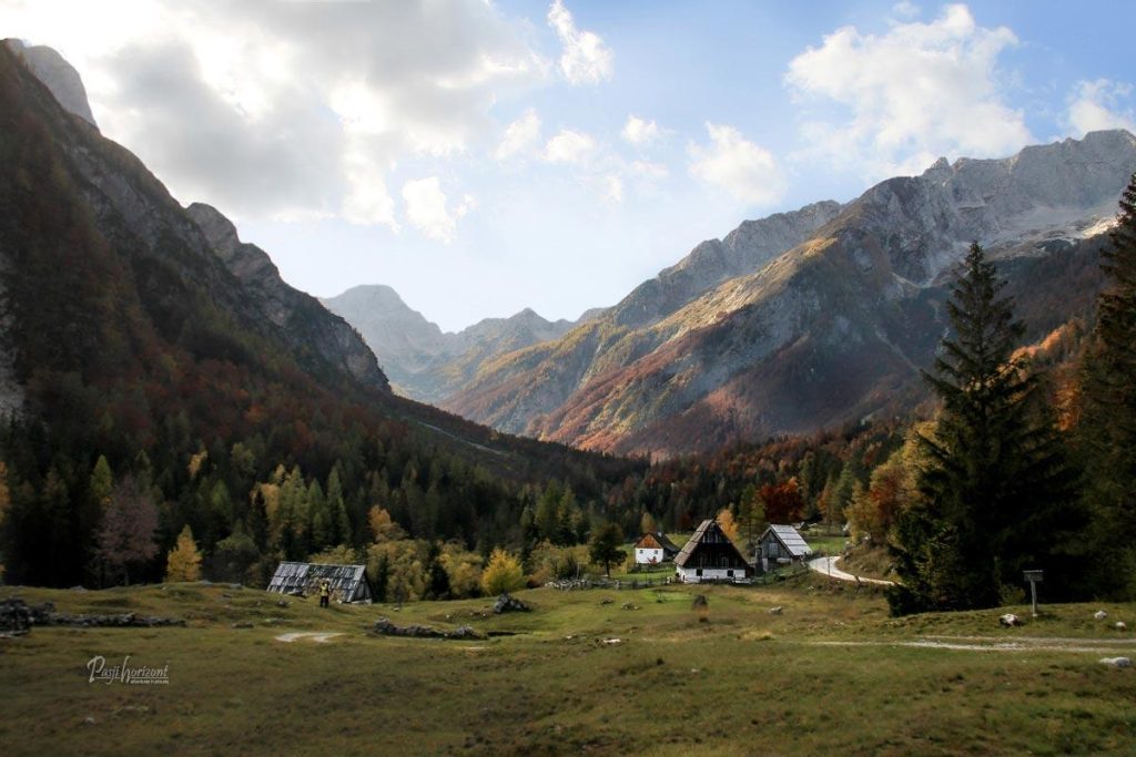 Panorama doline Trente