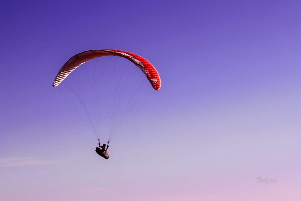 Paraglider nad Malo goro