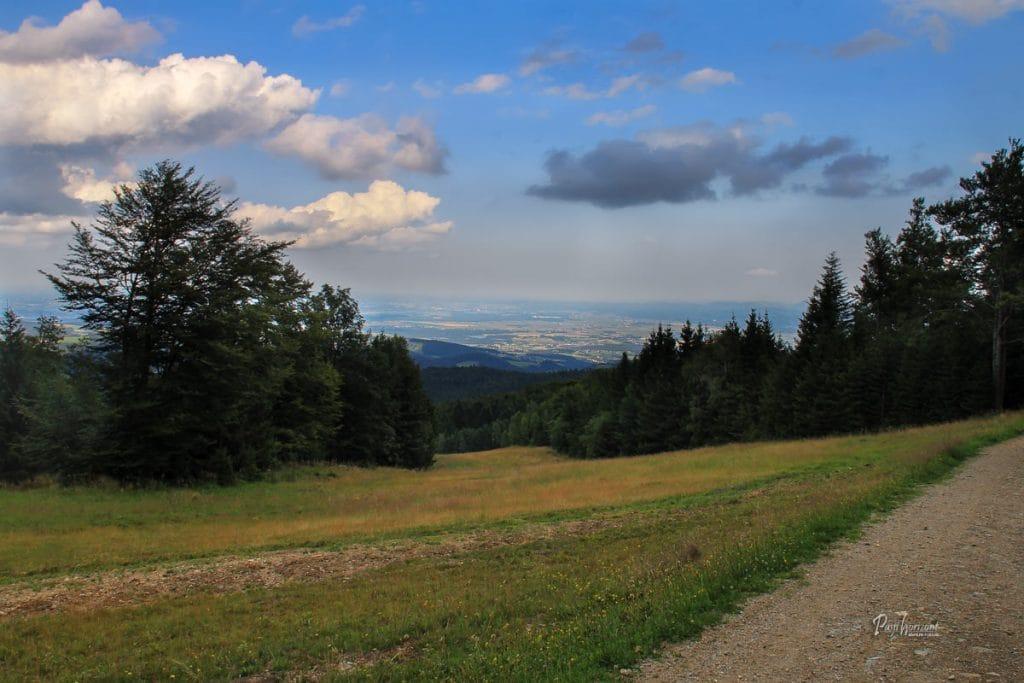 Razgled proti Mariboru s Pohorja