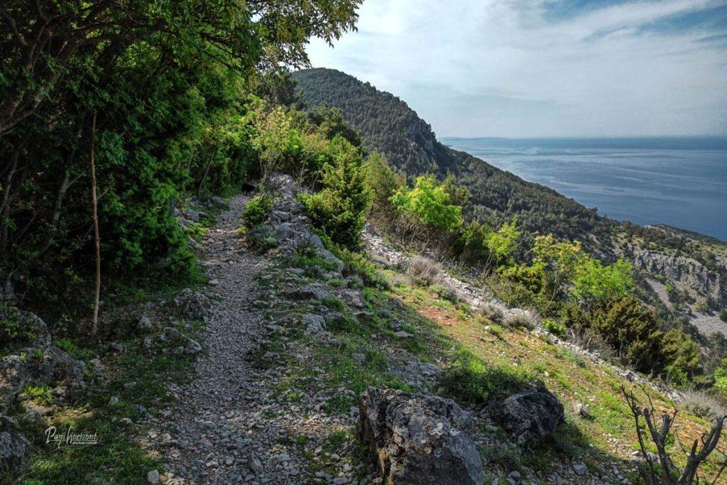 Pohodna pot iz Lubenic do plaže Sv. Ivan