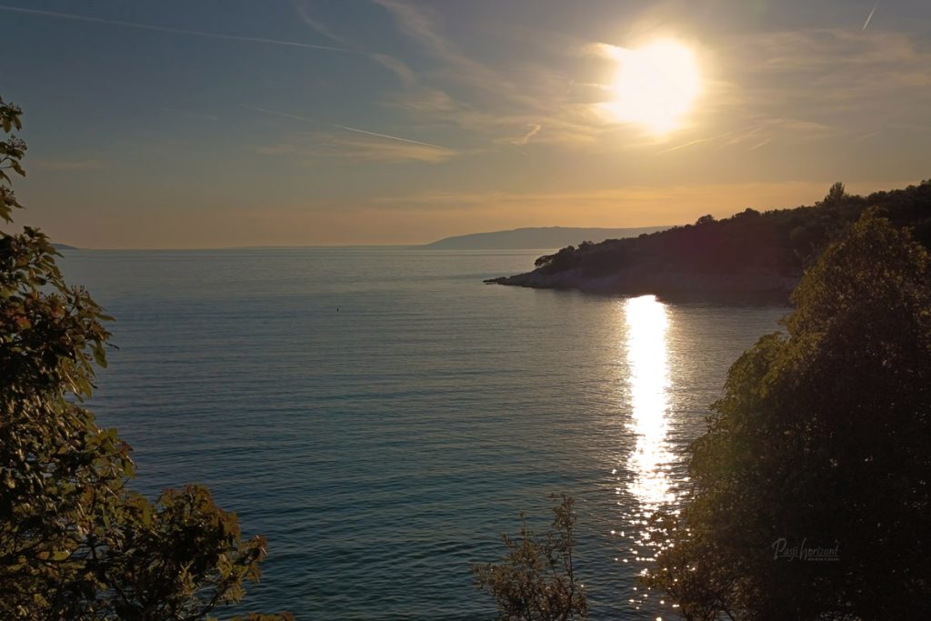 Sončni zahod, Stara Gavza, Cres