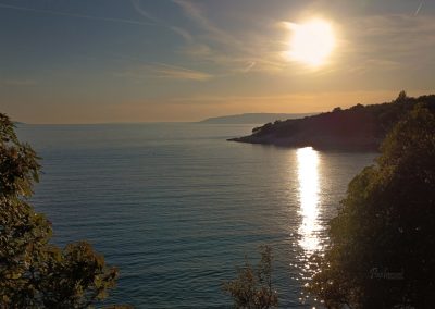 Sončni zahod, Stara Gavza, Cres