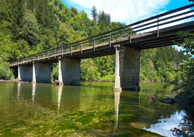 Bodeški most čez Savo Bohinjko pri Radovljici
